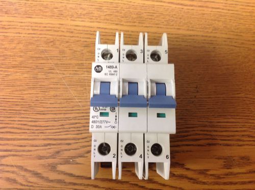 ALLEN BRADLEY INDUSTRIAL CIRCUIT BREAKER 1489-A3D300