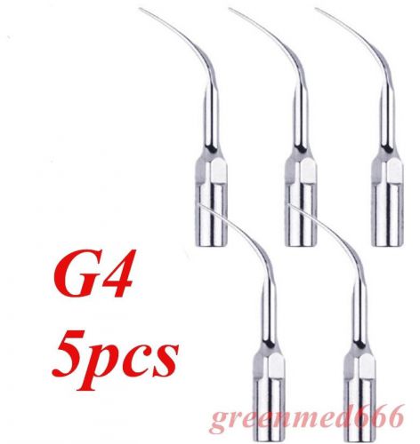 5 X G4 Dental Piezon Ultrasonic Scaler Endo File Holder Tip scaling FIT EMS/UDS