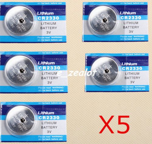 5PCS CR2330 Button batteries 3V Li Battery Perfect