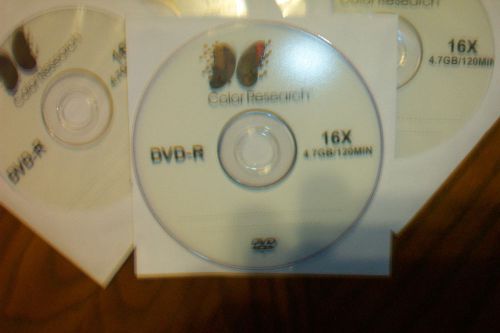 8 blank dvd-r media disc in sleeves- 16x speed, 4.7 gb  - 120 minute-
							
							show original title for sale