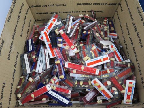 Lot of 500 Plastic Denture Teeth, random brands,