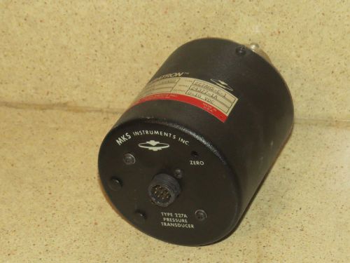 MKS BARATRON PRESSURE TRANSDUCER MODEL 227AHS-C-1 1 TORR