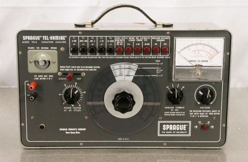 Sprague Tel-Ohmike TO-6 Capacitor Analyzer