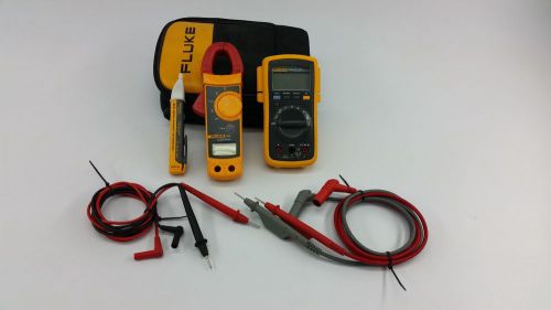 FLUKE Electricians Kit - Fluke 112 True RMS &amp; Fluke 322 Clamp Digital Multimeter