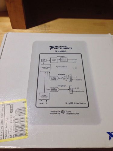 NI myDAQ w/NI Labview, NI Multisim, NI Ultiboard, breadboard, &amp; resistors