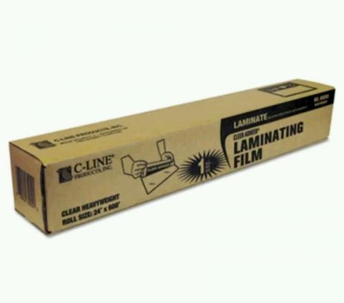 C-line Cleer Adheer Laminating Film - CLI65050 No. 65050 24&#034; x 600&#034;, 1 Roll New