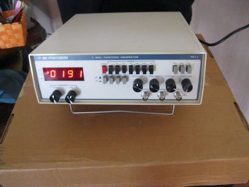 BK PRECISION 0.1 Hz - 5 MHz LED DISPLAY SWEEP / FUNCTION SIGNAL GENERATOR 4011