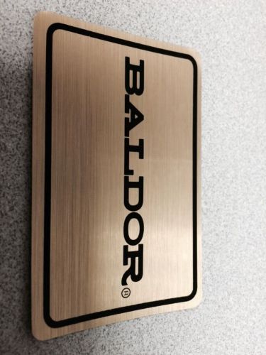 Baldor Vintage Metallic Sticker