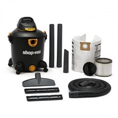 Shop-Vac 12 Gallon 5 Peak HP Quiet Deluxe Wet/Dry Vacuum Carpet Cleaning Care