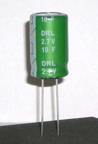 Nano Force SUPER CAPACITOR , 2.7V 10F. (2 pcs). New. Free Shipping.