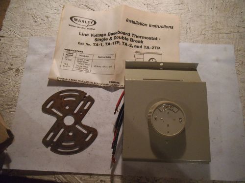 MARLEY / BERKO BASEBOARD HEATER THERMOSTAT BKO TA-2, 22 AMP, 40-100 DEG F - NEW