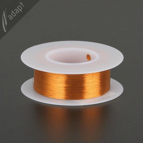 Magnet Wire, Enameled Copper, Natural, 42 AWG (gauge), 130C, ~1/8 lb, 6125 ft H