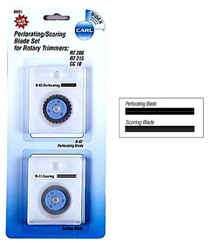 Carl Perforating/Scoring Blade Set for Rotary Trimmers NEW B-02 B-11