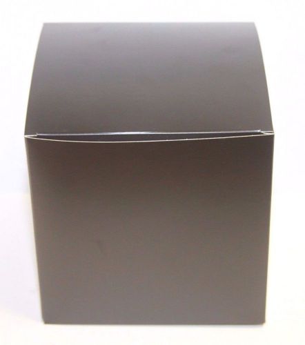 Lot of 100 6x6x6 Gift Retail Shipping Packaging boxes Black light cardboard