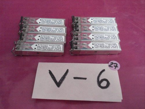 Lot of 8 Finisar FTRJ-8519-7D-2.5