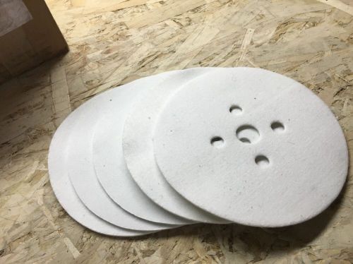 7&#034; Felt Disc For Flooring Edger Sander (Qty. 5)