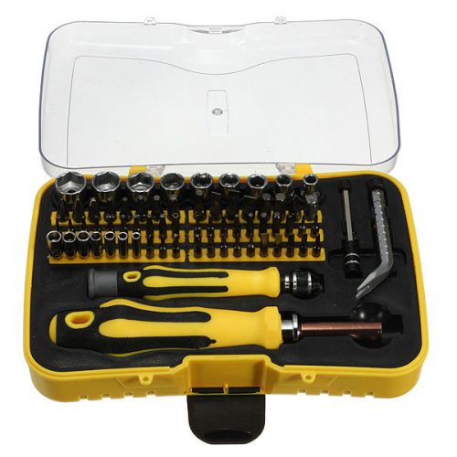 69 Pcs in 1 Set Multi-Bit Repair Tools Screw Driver Screwdrivers Kit Equipment