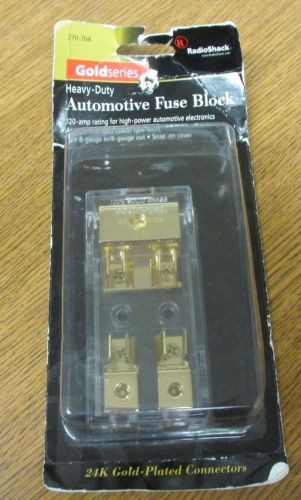 Heavy-Duty Automotive Fuse Block 270-704 Radio Shack 24K Gold Plated Connectors