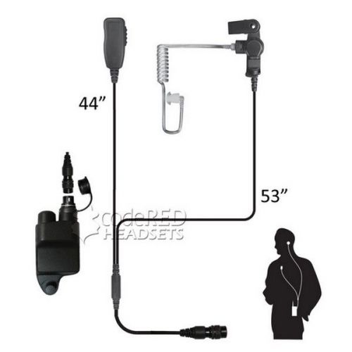 Code Red Investigator-MC1 Investigator Acoustic Two Wire Mic w/QR