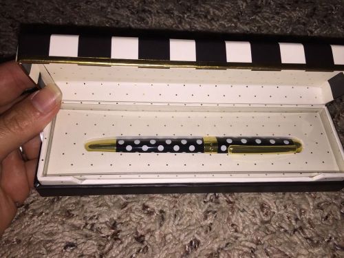 Kate Spade Ball Point Pen Dot Black White