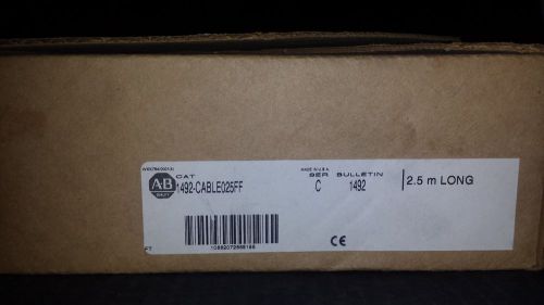 ALLEN BRADLEY 1492-CABLE025FF PRE-WIRED FOR DIGITAL I/O MODULE NEW