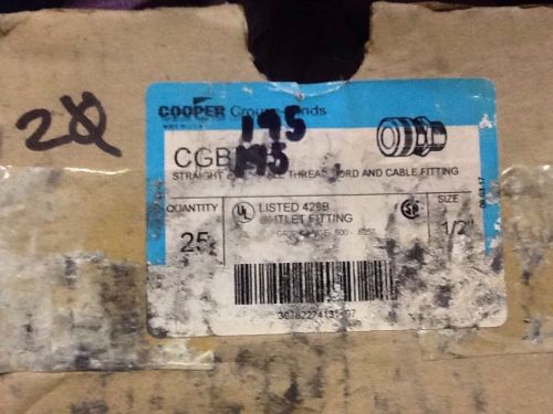 CGB195 Flexible Cord Connector    20 Left In Box