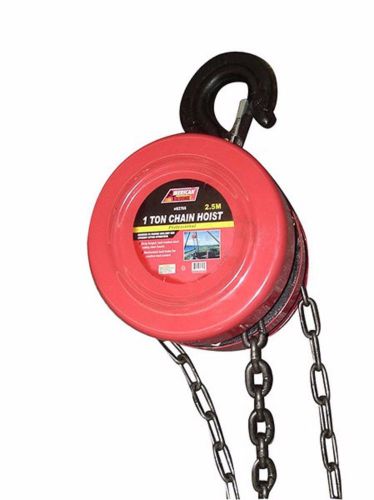 New 1 Ton Chain Hoist Puller Block Winch Steel Hardened Lift capacity: 2,000 lbs