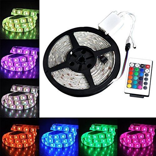 FAVOLCANO? 12V Flexible RGB LED Strip Lights, LED Tape, Multi-colors, 150 Units