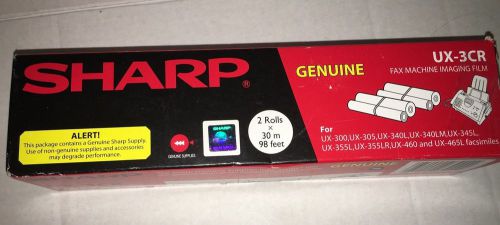 SHARP Genuine UX 3CR Fax Machine Imaging Film 2 Rolls x 30 M 98 Feet