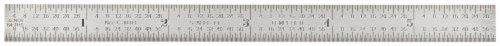 Starrett C303R-6 Full Flexible Steel Rule With Inch Graduations, 3R Graduations,