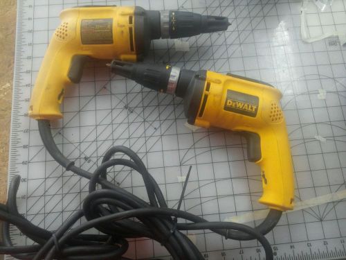 Dewalt DW255 Drywall Screwdriver - Lot of 2 - Work Great!!