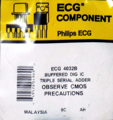 ECG4032B NTE4032B  equiv  QTY:2