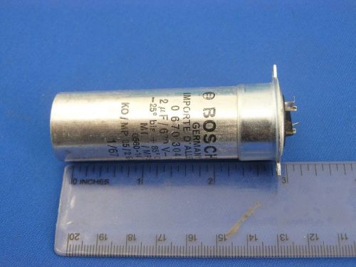 BOSCH Germany MP Capacitor  2uF 630V / NEW LOT OF 2pcs.