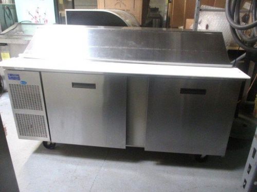 9045K-7 Randell 2 Door Mega Top Salad/Sandwich 72&#034; Prep Table