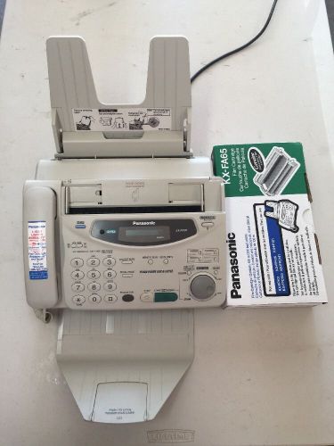 PANASONIC KX-FP101 PLAIN PAPER FAX MACHINE COPIER &amp; KX-FA65 FILM CARTRIDGE