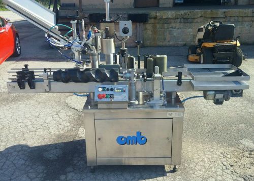 OMB wrap labeler/capsulator, capsul machine wine sleever, bottling machine