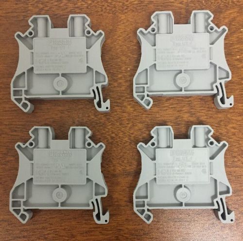 Phoenix Contact Terminal Block UT 4 Gray (Lot of 14)