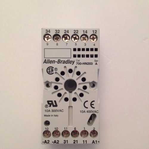 ** NEW ** Allen-Bradley Type H 11-Pin Socket 700-HN203 Series: A