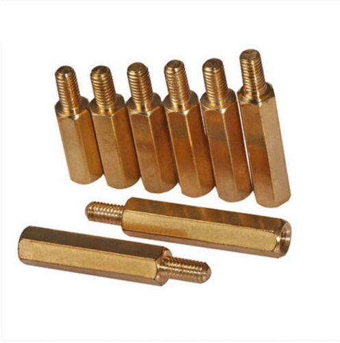 10PCS Copper Hex Standoffs Support Spacer Support M3 Screws Male Female