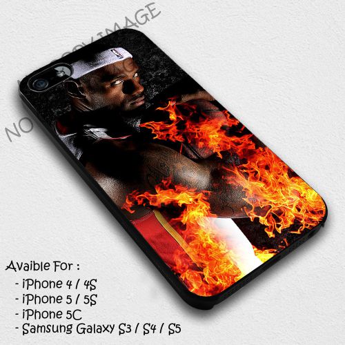 496 Lebron James Miami Design Case Iphone 4/4S, 5/5S, 6/6 plus, 6/6S plus, S4