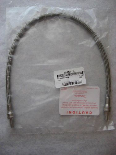 SWAGELOK STAINLESS STEEL BRAIDED HOSE SS-4BHT-18 ( 1/4&#034; x 18&#034; )