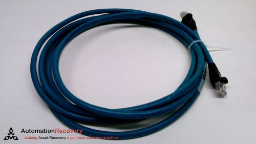 WOODHEAD CONNECTIVITY E66E06002M030, ETHERNET CORDSET, STRAIGHT 3METER,  #220032