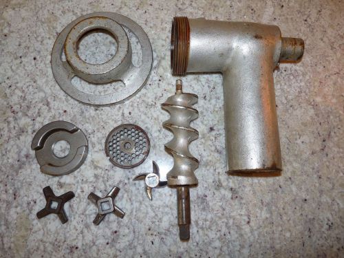 Hobart Meat Grinder Attachment Hobart Assembly Sausage Blades Vintage A200 Head