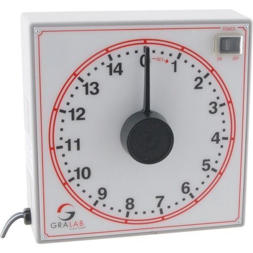 GraLab Model 255 Polycarbonate 15 Minute Food Service Timer