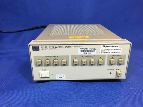 HP / Agilent /Keysight 11713A Attenuator / Switch Driver, Tested