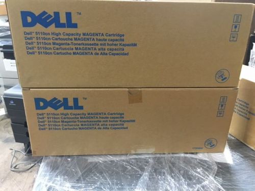 LOT OF 3 dell 5110cn high capacity toner 1 cyan 2 magenta ct200841 ct200842