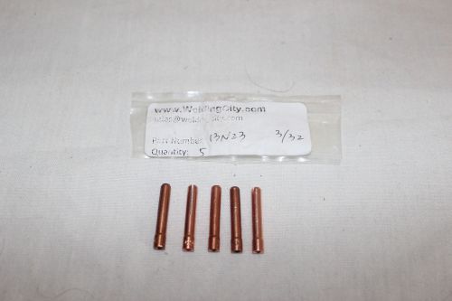 3/32&#039;&#039; collets. 5 piece Tig torch collet set.