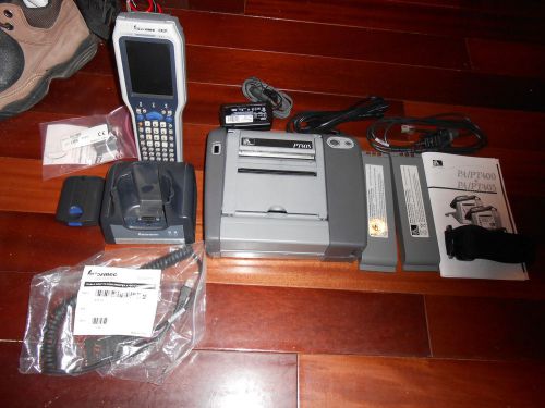 ZEBRA PT403 PORTABLE PRINTER WITH INTERMEC CK31 SCANNER