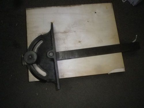 Whitney miter gage vintage tablesaw Baxter  table saw mitergage bar  t slot