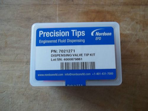 NEW SEALED 50 PIECE NORDSON EFD 7021271 DISPENSING VALVE TIP KIT(ASSORTED TIPS)